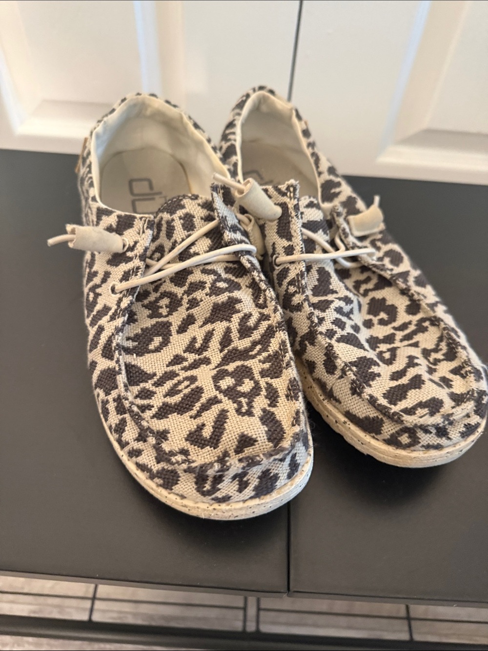 Hey dude Leopard Print Casual Slip-On Shoes - Neutral